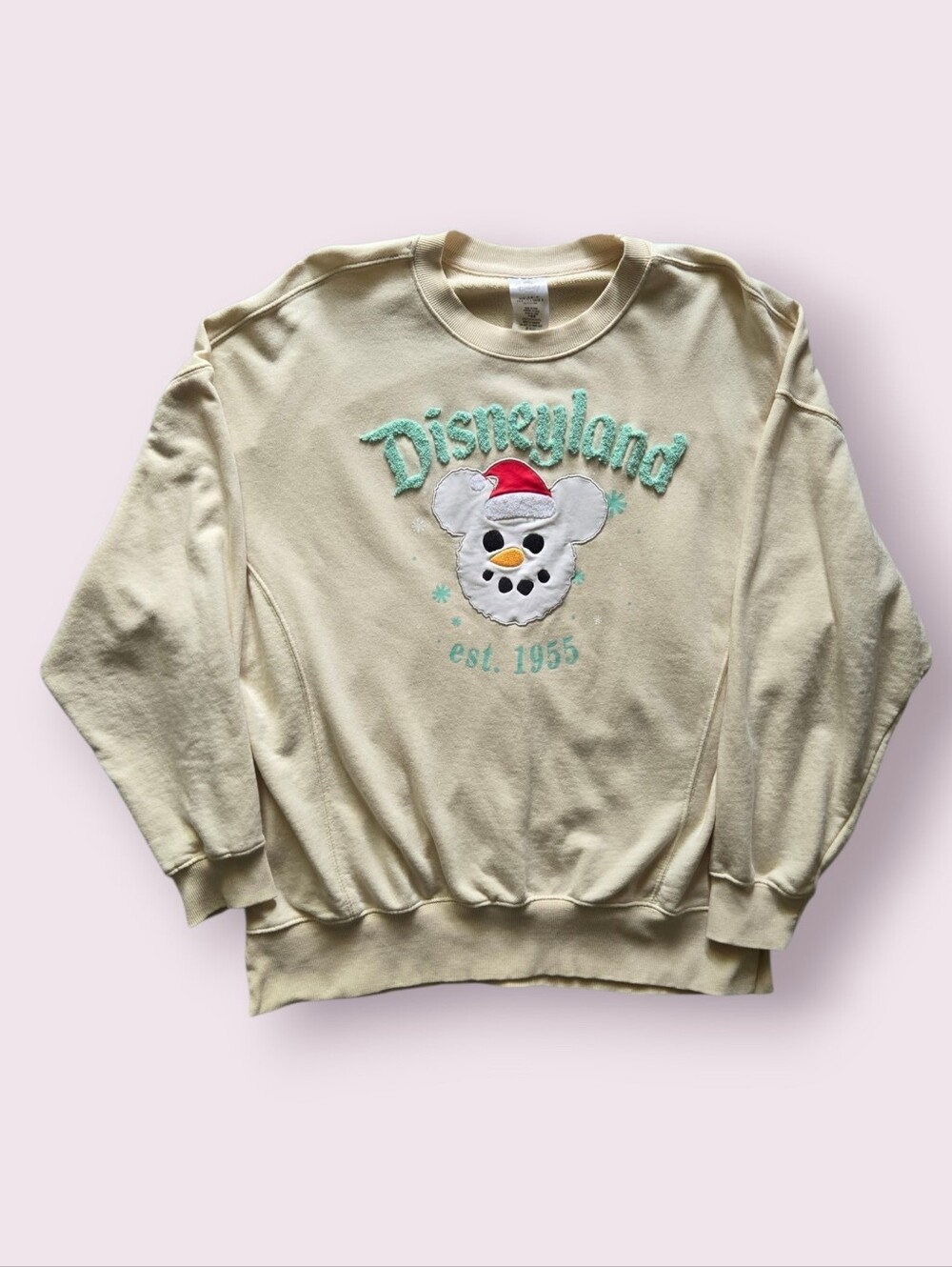 Disneyland Christmas snowman crewneck sweatshirt